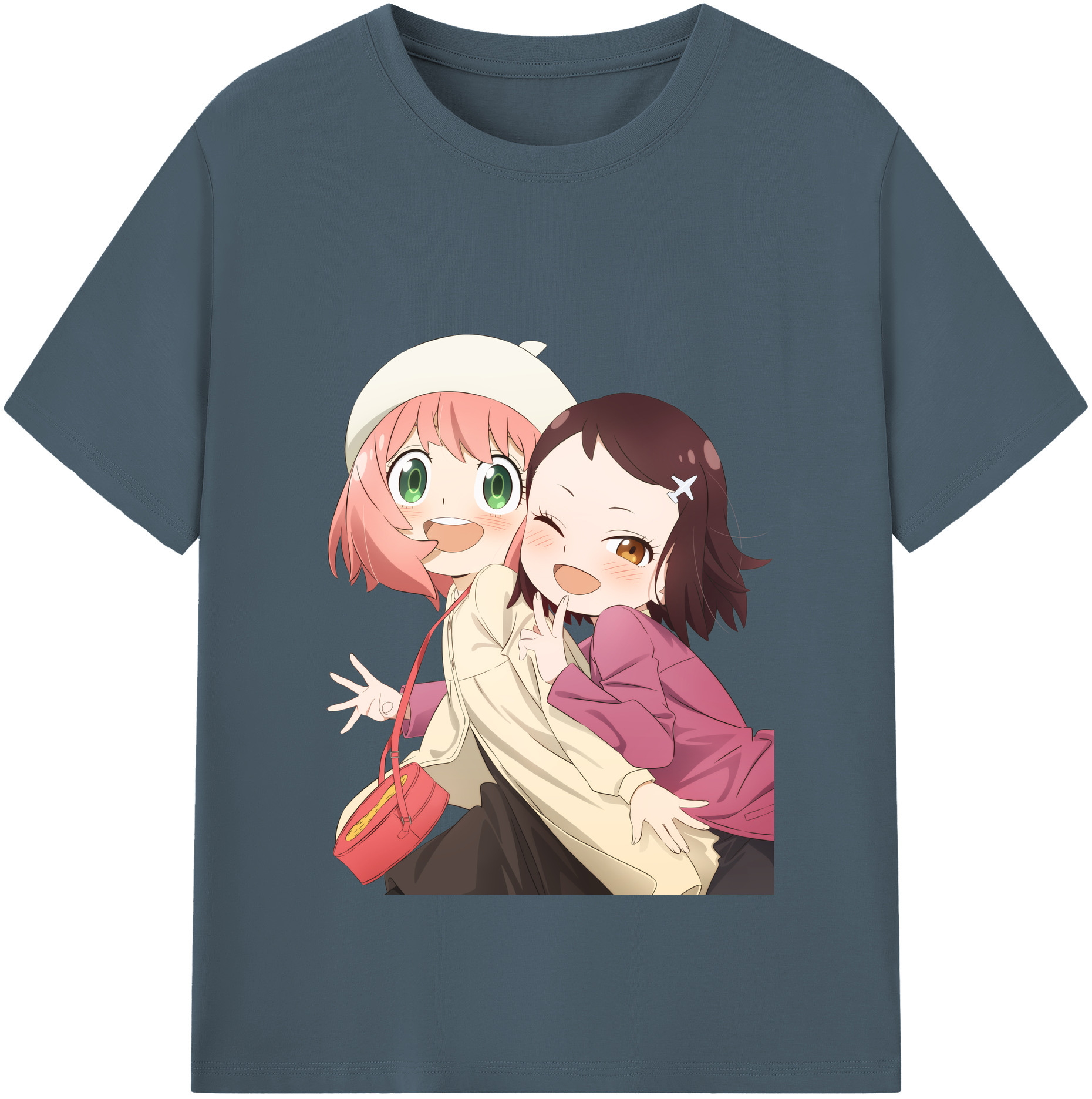（画像用） SPY×FAMILY间谍家家酒 綿100％半袖Tシャツ（フロントプリント）